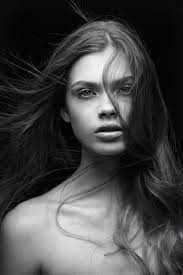 Grafika Black And White And Gwen Van Meir Face Photography Girl Face Portrait Girl