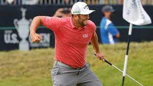 Jon rahm, of spain, reacts after making his birdie putt on the 18th green during the final round of the u.s. Dlporxhjsuqllm