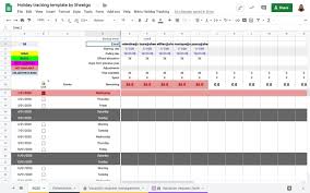 Use our staff details template as a guide. Holiday Tracking In Google Sheets How To Set It Up Sheetgo Blog