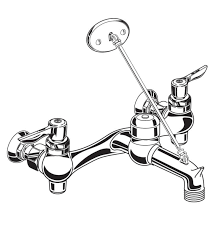 wall mount service sink faucet