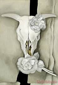 The cow skull must be treated with dignity and respect. Georgia O Keeffe Cow S Skull With Calico Roses Painting Cow S Skull With Calico Roses Print For Sale