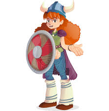 Cartoon female viking opera singer 4559 by ron leishman. Warriors Vector Cartoon Characters Graphicmama