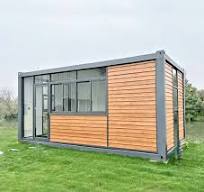 20FT Container House Pod, Custom Prefab Portable Outdoor Living Backyard  Office