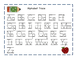 This pdf includes 26 pages, one for each letter of the alphabet. Trace Letters Worksheets Activity Shelter