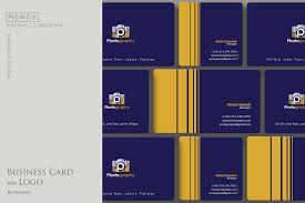 Business Card With Logo In 2020 Business Card Template Business Card Logo Business Cards