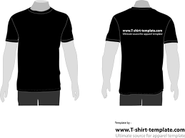Download Vector Model T Shirt Template Front Back Freevectors