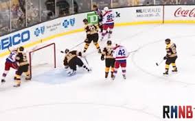 You were looking at me. Brad Marchand Slashes Joel Ward In Leg And In Other Places Gif