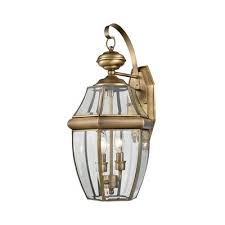 Elk Ashford Medium 10 Outdoor Wall Sconce Lighting Brass 8602ew 89