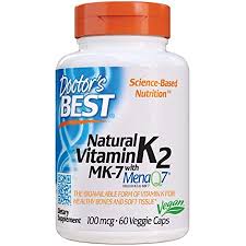 Solgar vitamin k2 is a straightforward, simple vitamin k2 supplement with 100 micrograms of vitamin k2 per capsule. Amazon Com Doctor S Best Natural Vitamin K2 Mk 7 With Menaq7 60 Count Health Personal Care