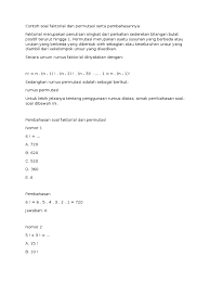 Contoh soal permutasi unsur yang berbeda dan penyelesaiannya. Contoh Soal Permutasi Contoh Soal Terbaru