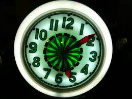 Wall clocks neon for less, at your doorstep faster than ever! Cleveland Spinner Neon Clock Green Version Collectors Weekly