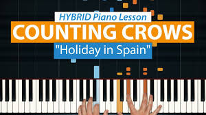 How To Play Holiday In Spain By Counting Crows Hdpiano Part 1 Piano Tutorial Youtube