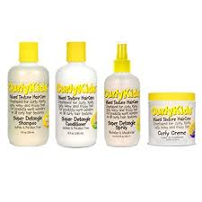 The deva curl products are made for wavy to curly hair and i am completely obsessed! Amazon Com Curlykids Mixed Hair Haircare Set Super Detangling Shampoo 8 0 Ounce Conditioner 8 0 Ounce Spray 6 0 Ounce Curly Creme Conditioner 6 0 Ounce 4 Pack Beauty