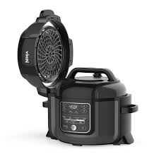 The ninja foodi is a pressure cooker and air fryer that can also be used as an oven, steamer, roaster, dehydrator, and slow cooker. Ninja Foodi 9 In 1 Pressure Broil Slow Cooker Air Fryer And More With 6 5 Quart Capacity And 45 Recipe Book And A High Gloss Finish Buy Online In Romania At Desertcart Ro Productid 79272723