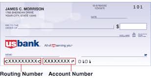 Find Your Routing Number Checking Routing Numbers U S Bank Outrageous Ideas Accounting Project Finance