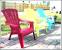 Folded Lawn Chair Position