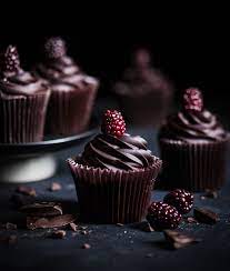 Add the soured milk, granulated sugar, shortening, 4 teaspoons vanilla extract and eggs and mix together. Deliciously Dark Chocolate Cupcakes On Behance