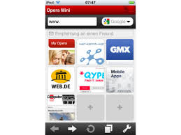 It is optimized for mobile devices and runs smoothly on this is opera mini for android, if you have other devices you can use the following download links: Opera Mini Fur Iphone Und Ipod Touch Gratis Browser Computer Bild