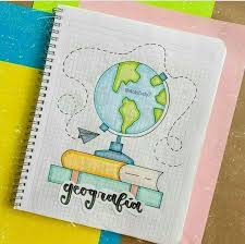 Capa De Trabalho De Geografia Bonito Portada Bonita Para Geografia En 2020 Caratulas De Literatura Portadas De Cuadernos Portada De Cuaderno De Ciencias