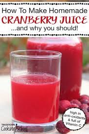 How To Make Cranberry Juice At Home Only 4 Ingredients Recipe Detox Drinks Natural Detox Drinks Detox Drinks Recipes