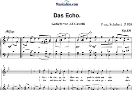 Das Echo (D. 868 Op. 130)