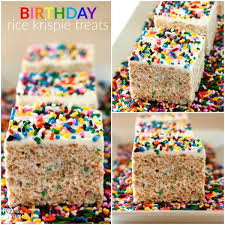 Birthday Rice Krispie Treats Birthday Rice Krispies Treats Preschool Birthday Treats Birthday Treats School Birthday Treats
