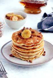 Easy Fluffy Banana Pancakes Del S Cooking Twist Recipe In 2020 Easy Banana Pancakes Banana Pancakes Orange Pound Cake Recipe