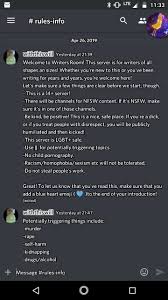Writing Discord Server Discord Writing Work On Writing