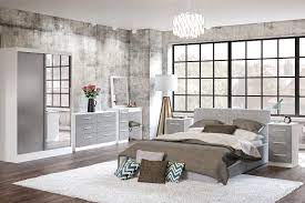 Discover our range of carefully crafted wardrobes, dressing tables and chests of drawers for luxurious design at great value prices. Lynx White And Grey Wooden Bedroom Furniture Collection Collections Bedroom Furniture