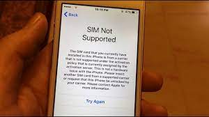 Restarting your ios device checking for a carrier settings update How To Fix Sim Not Supported Iphone X 8 7 6 5 4 Youtube