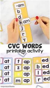 Cvc Words Activity Cvc Word Activities Cvc Words Kindergarten Word Activities