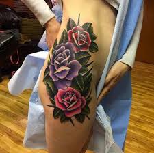Magic of colours in cover up tattoo designs. Hip Tattoos Women Hip Tattoo Floral Hip Tattoo