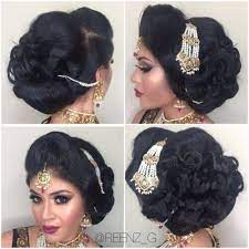 Capelli vergini indio · estensioni di capelli vergini indiani al 100% naturali · 1. Side Swept Indian Bridal Hair Bun Acconciature Capelli Indiani Acconciature Semplici