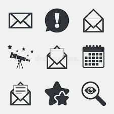 The attn line should always appear at the very top of your delivery address, just before the name of the person you're sending it to. Mail Envelope Icons Message Document Symbols Stock Vector Illustration Of Postal Communication 78225839