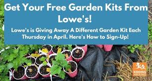 Time to update your floor? Get Your Free Garden Kits Each Thursday In April At Lowe S