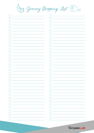 The list is divided into three unique columns. 40 Printable Grocery List Templates Shopping List á… Templatelab
