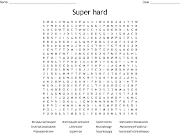 Use our word search generator to create your own word search for kids. Super Hard Word Search Wordmint