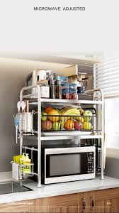 With work table preparation stations, your employees have plenty of room to create sauces, marinade meats, and slice vegetables for your signature dishes. 304 Stainless Steel Kitchen Shelf Counter Top Storage Articles Microwave Rack Multi Layer Oven Shelf Buy At The Price Of 155 49 In Aliexpress Com Imall Com