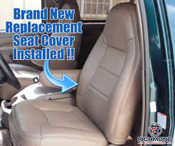 1992 1996 Ford Bronco Eddie Bauer Seat Cover Driver Lean Back Tan Richmond Auto Upholstery