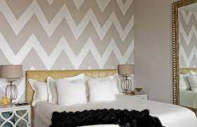 Zick Zack Wande Wande Wandfarbe Schlafzimmer Malerei Wandgestaltungen Wandmuster