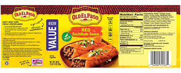 0 g sat fat (0% dv); Buy Old El Paso Enchilada Sauce Mild Red 28 Oz Can Online In Thailand B017xkqsu0