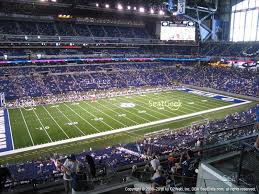 Indianapolis Colts At Lucas Oil Stadium Section 417 View