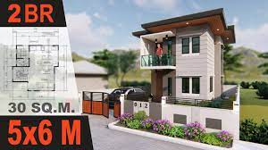 Big modern houses design home modern kitchen design kerala marvelous table lamps for living rooms4 creative shared kids room design ideas privacy achieving. 2 Story House Design 5x6 M 30 Sq M House Ideas 13 Youtube