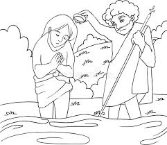 Simply do online coloring for depiction of jesus baptism coloring pages directly from your gadget, support for ipad, android tab or using our web feature. Jesus Baptism B W Lineart Stock Vector Illustration Of Black Baptist 13405065