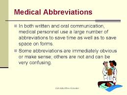 Fuo fever of unknown origin fx fracture g, gm gram pm evening; Medical Abbreviations Medical Terminology Utah State Office Of