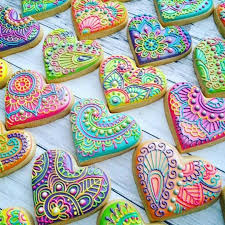 Mehndi Cookies Iced Cookies Cookie Decorating Sugar Cookies Decorated