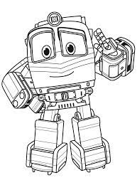 However, among the residents there are special trains that can transform into robots, the robot trains featuring our 5 train heroes, with special powers: Alf From Robot Trains Coloring Page Free Printable Coloring Pages For Kids