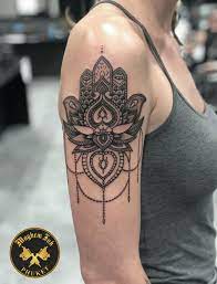 The studio is very clean and hygienic. Mandala Tattoo Artists Patong Phuket Mayhem Ink Phuket