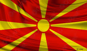 #makedonia #makedonia travel #makedonia hotel #macedonia travel #macedonia hotel. National Winken Flagge Von Makedonia Auf Einer Seidendrape Foto Vorratig Crushpixel