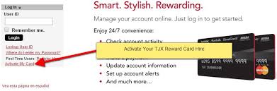 Additionally, you can add the card to your tally profile and get some help in managing payments. Tjx Rewards Activate Card Informerbox